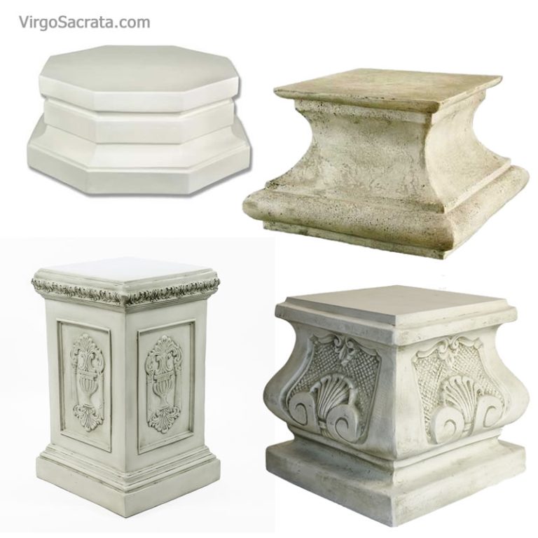 Pedestal for Medium Size Statues ⋆ Virgo Sacrata Gallery