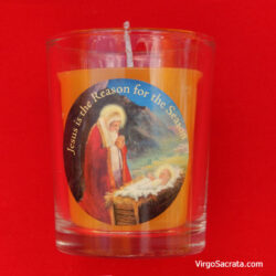 Saint Nicholas Christmas Gift Beeswax Candles