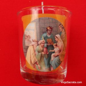 Three Magi Nativity Candle