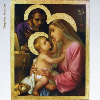Holy Family Florentine plaque