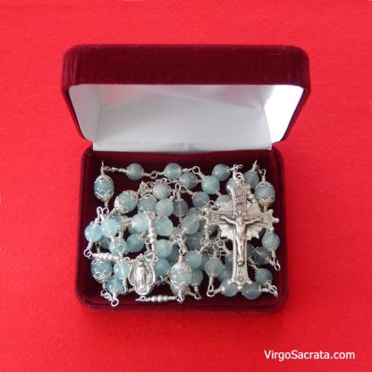 Gift Box - Aquamarine Rosary