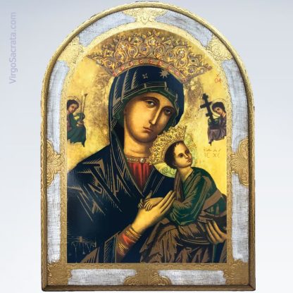 Our Lady of Perpetual Help Florentine Plaque