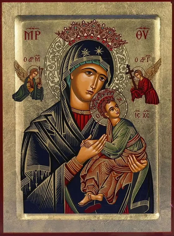 Theological Meaning Behind the Our Lady of Perpetual Help Icon