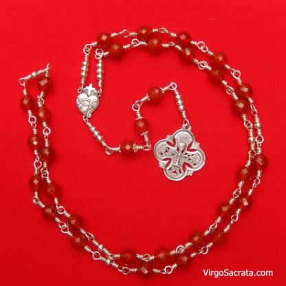 sterling silver precious blood chaplet