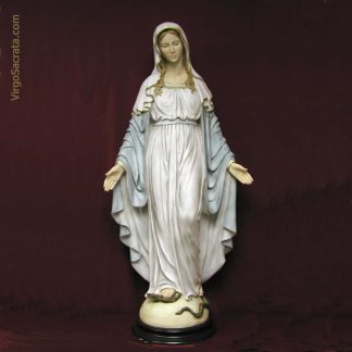 Our Lady of Grace Hand-Painted Statue