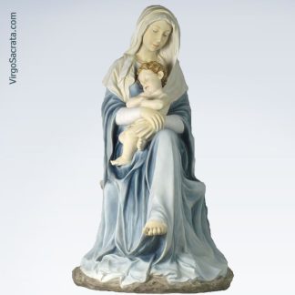 Madonna and Child Jesus Hand-Painted Statue
