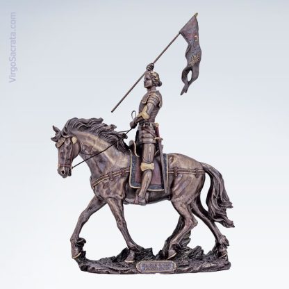 Saint Joan of Arc Statue cold cast in Bronze