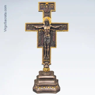 Standing San Damiano Crucifix