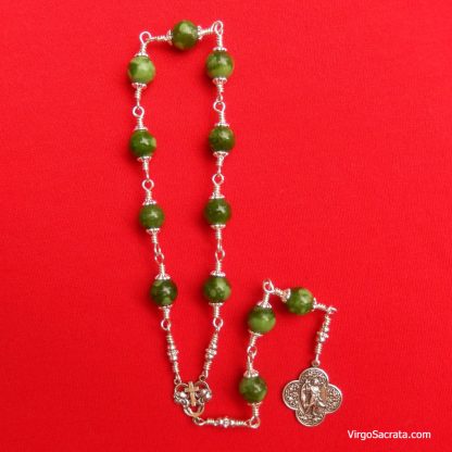 St Raphael the Archangel Chaplet in Sterling Silver