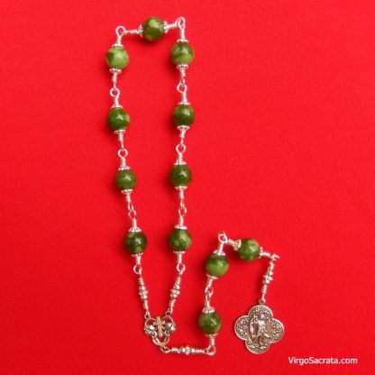 St Raphael the Archangel Chaplet in Sterling Silver