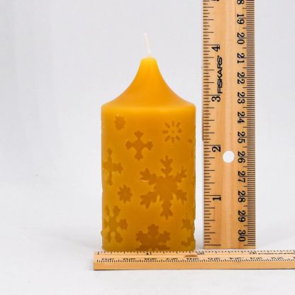 Decorative beeswax candles