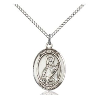St Lucy Medal Pendant